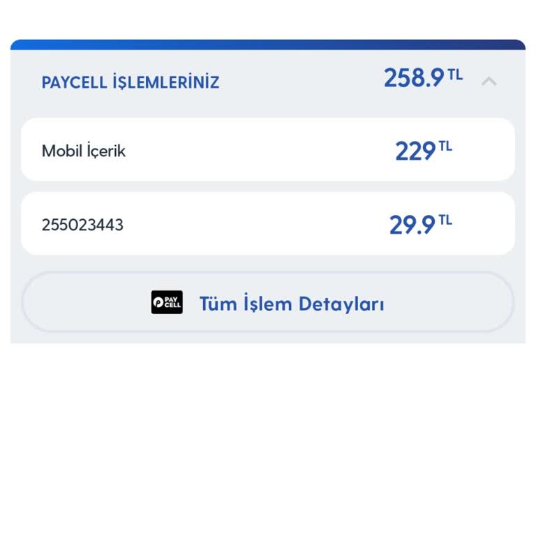 Turkcell'in Paycell Hizmet Ücreti
