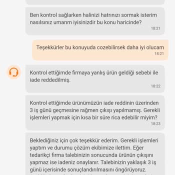 Trendyolmilla Dan İade Konusunda Sorun Yaşadım