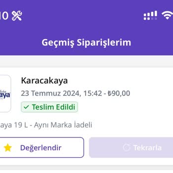 Karacakaya Su Getir Su Hem Geç Getiriyor Hem Yanlış Ürün Getiriyor!