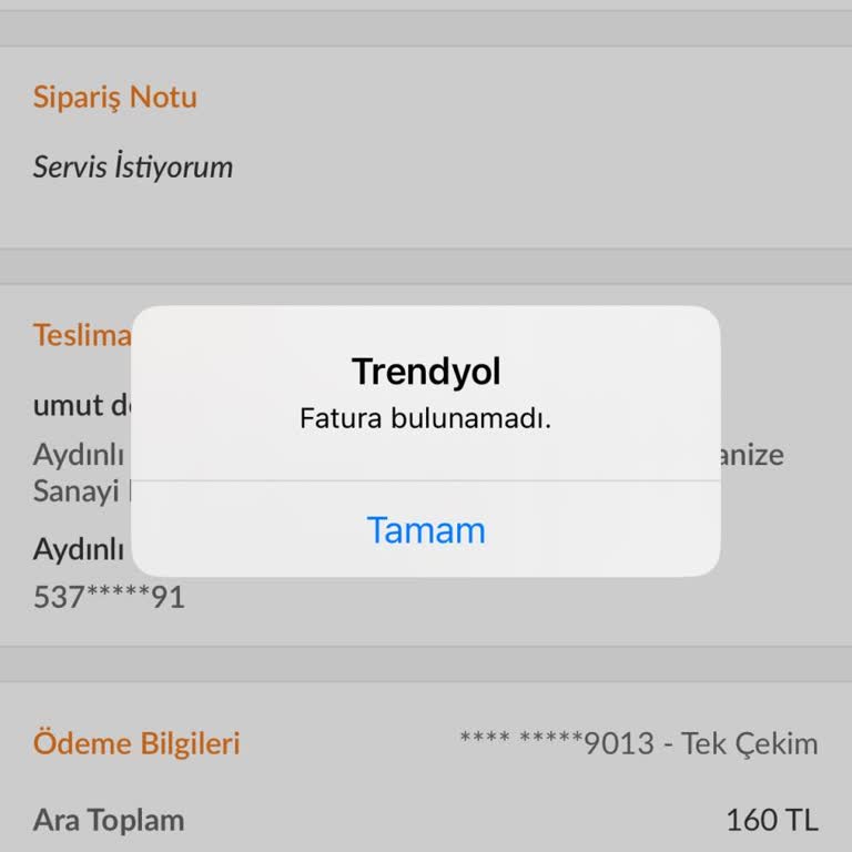 Trendyol GO, Fiş/Fatura Vermeme, Vergi Kaçırmaya Zemin Hazırlama