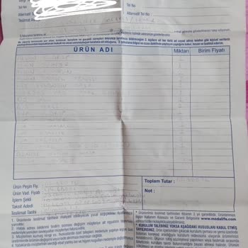 Modalife Bir Türlü Teslim Edilmeyen Eşyalar.