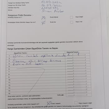 İncehesap.com Kargoda Hasar Alan Ürünün Yenisini 12 Gündür Göndermiyor