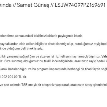 MG Türkiye Mg Valueguard Değer Koruma Programı