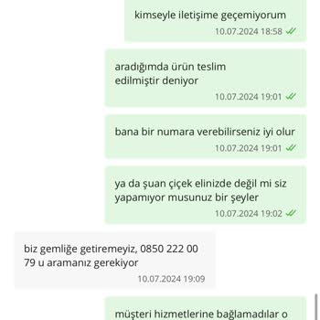 Çiçek Sepeti'nden Çiçeğim Gelmedi İade Yapmadılar