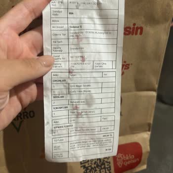Arby's Bayat Sipariş Gönderimi