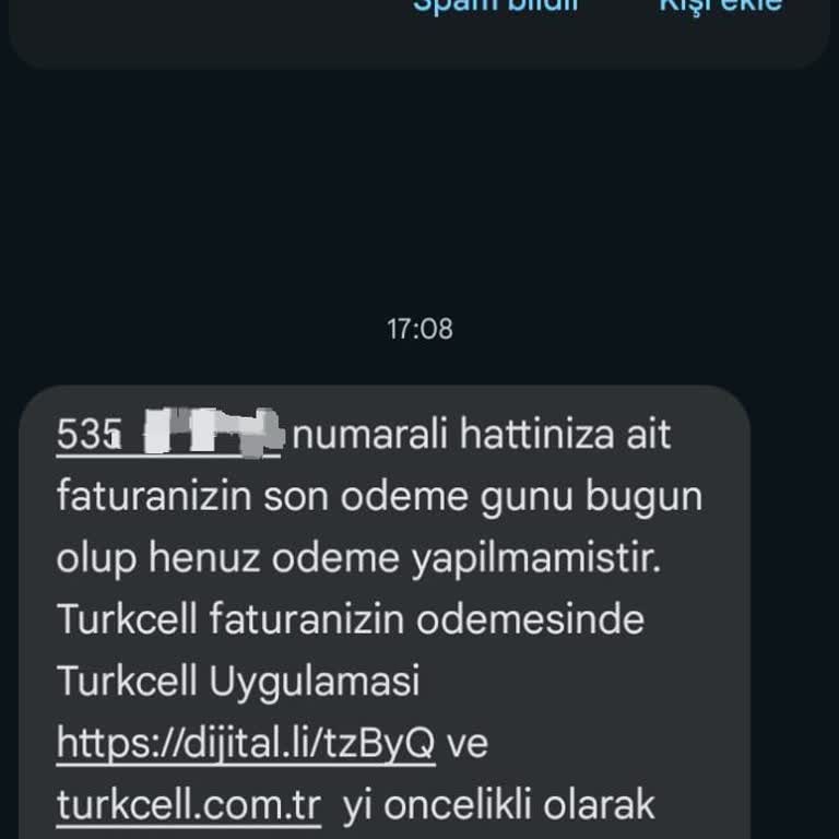 Turkcell Faturamı Ödeyip Hattımı Değiştirdiğim Halde Para İstiyor