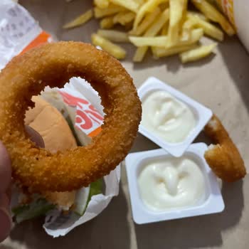 Burger King Bayat Sipariş Getirmiş