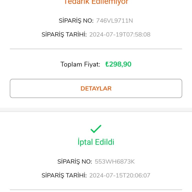 Çetinkaya Ürün İadesi Yapmıyor