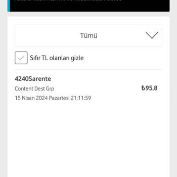 Portutel Vodafone Pay Ücretlendirilmesi