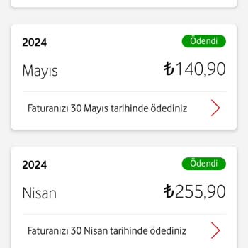 Portutel Vodafone Pay Ücretlendirilmesi