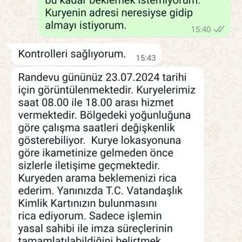 Dijital Kurye Kurye İle Vodafone'a Hattımı Taşıma Sorunu