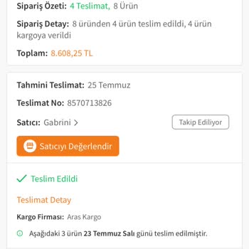 Gabrini Kozmetik Eksik Ürün Ve Gelmeyen Sipariş