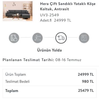 Vivense Teslim Edilmeyen Ürün