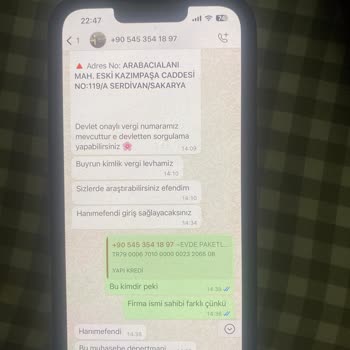 Evde Paketleme Türkiye Kişisel Bilgilerimin İzinsiz Kullanımı Hakkında Uyarı
