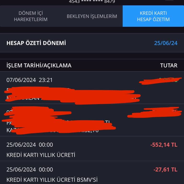 İş Bankası Yıllık Kart Aidatı Kesintisi