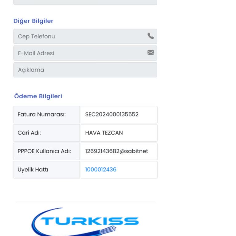 Turkıss İnternet Bağlantı Sorunu