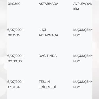 PTT Kargo Teslimat Sorunu Ve Yanıltıcı Bilgilendirme