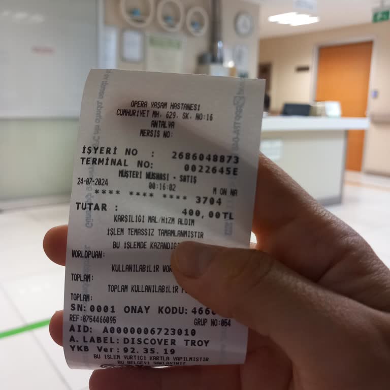 Yaşam Hastanesi (Antalya) Antalya Yasam Hastenesi Açık Servis 400 TL Ücret