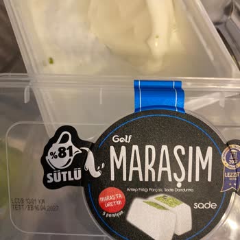 Golf Dondurma İçinden Çıkan Pütürlü