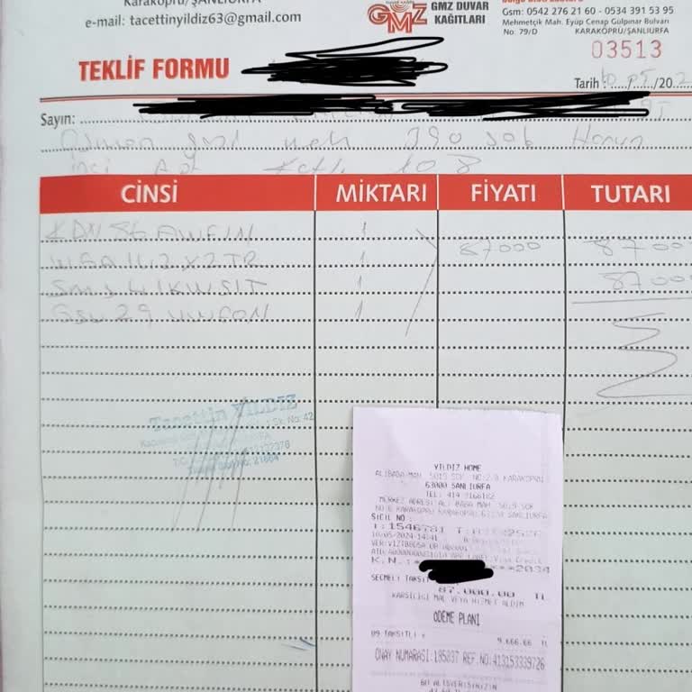 Karaköprü Bosch Consept Ürünümü Teslim Etmedi