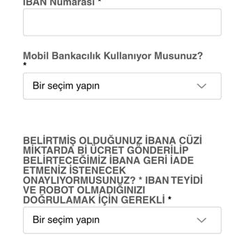 İşin Olsun İşim Olsun Şüpheli İşlem