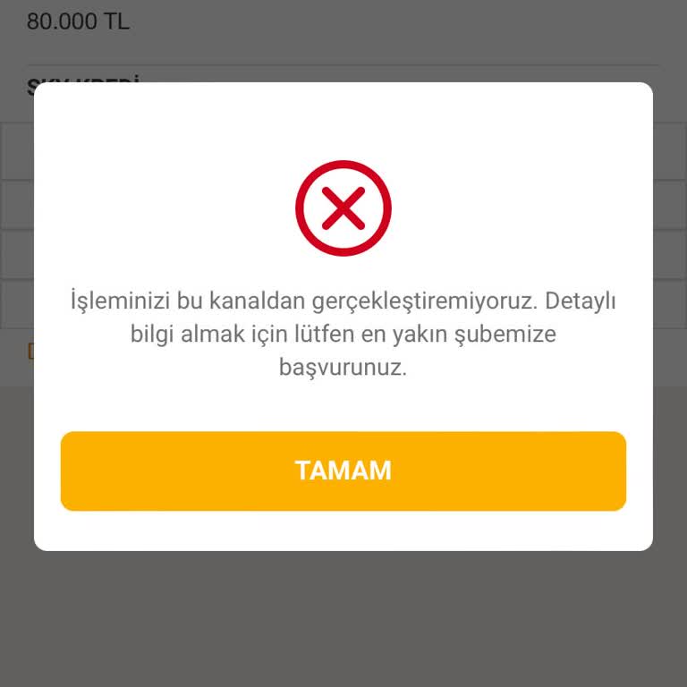 VakıfBank Sky Limit Kullanamıyorum