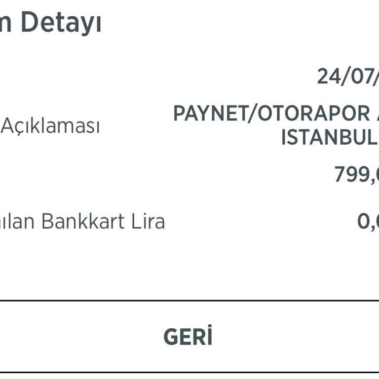 Otorapor Ekspertiz Firması Ücret Aldı Rapor Sunmadı