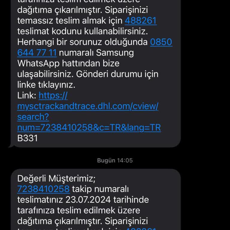 DHL Samsung Klima Siparişimde Kargo Sorunu Ve İletişim Eksikliği