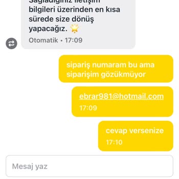Modern Plak Sipariş Verdim Ama Gözükmüyor Kimse Cevap Da Vermiyor