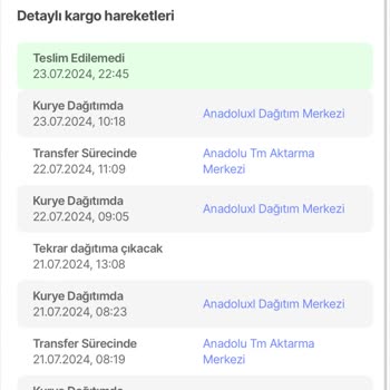 hepsiJET Kargonun Teslim Edilmemesi Ve Teslim Edilecek Diye Dalga Geçilmesi