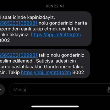 hepsiJET Kargonun Teslim Edilmemesi Ve Teslim Edilecek Diye Dalga Geçilmesi
