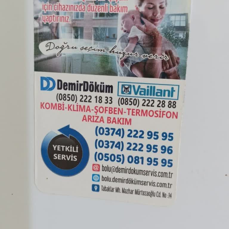DemirDöküm Bolu Kombi Servis Ücreti Sorunu