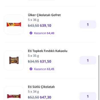 Getirden Eksik Ürün Siparişi Ve Geri Dönüş Yok