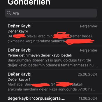 Corpus Sigorta Değer Kaybı Bedelini Ödemiyor!