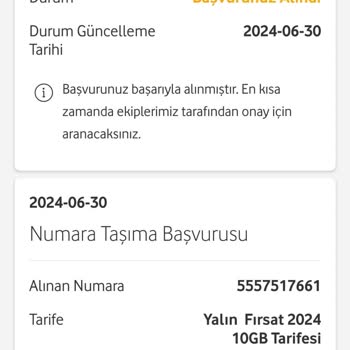 Vodafone Numara Taşıma Sorunu