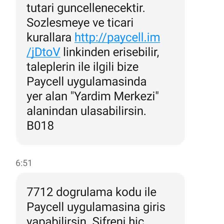 Paycell Kart İnaktif Üyelik İptali