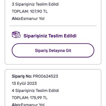 Gratis Verdiğim Sipariş Hesabımda Gözükmüyor