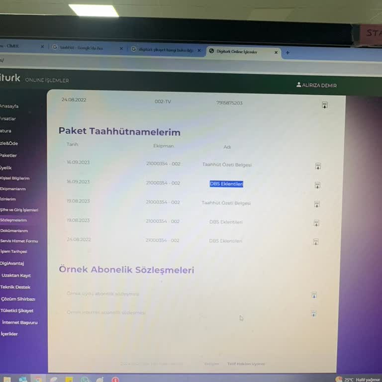 Digiturk İle Yaşadığım Sorun