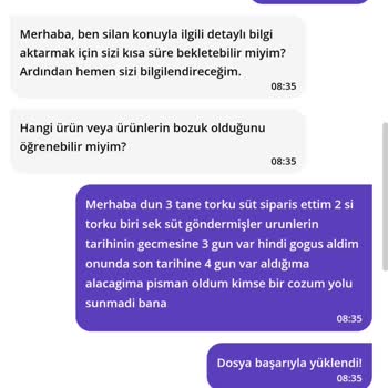 Getir Tarihi Bitmeye Yakin Şişmiş Ürünler Gönderiyor