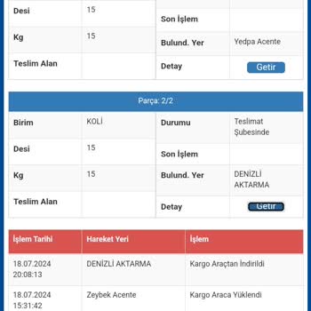 Sürat Kargo Denizli Aktarmada 6 Gündür Kalan Kargomun 2. Parçası