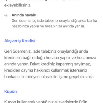Hepsiburada Kredi İade Sorunu