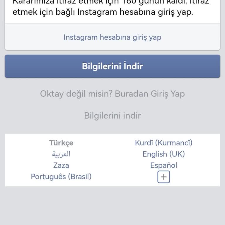 Facebook Hesap Askıya Alındı