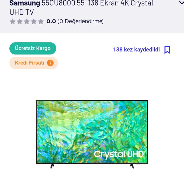 Fahiş Fiyat Artışı. Media Markt Samsung 55cu8000 TV
