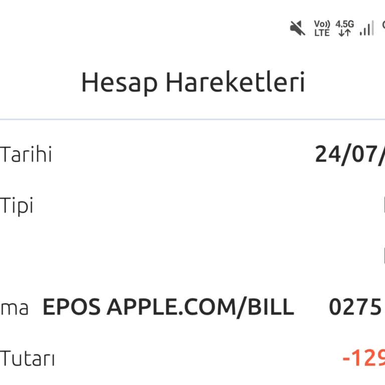 Apple Bıll İzinsiz Para Çekiyor