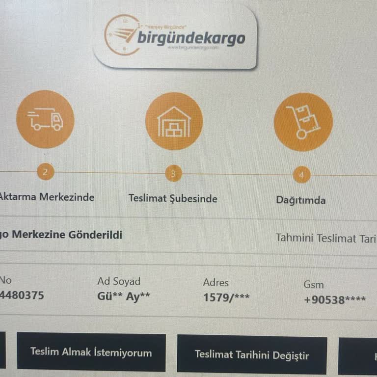 Bir Günde Kargo Kargo Firmasıyla Yaşanan Teslimat Sorunu