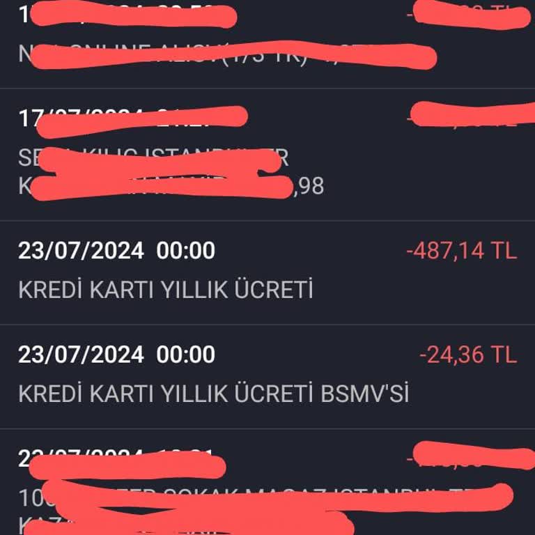 İş Bankası Yasadışı Kart Aidatı Alınması