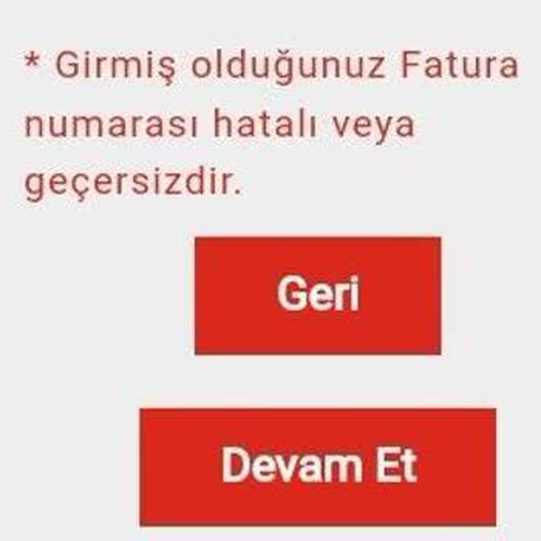 Hepsiburada Fatura No Sorunu