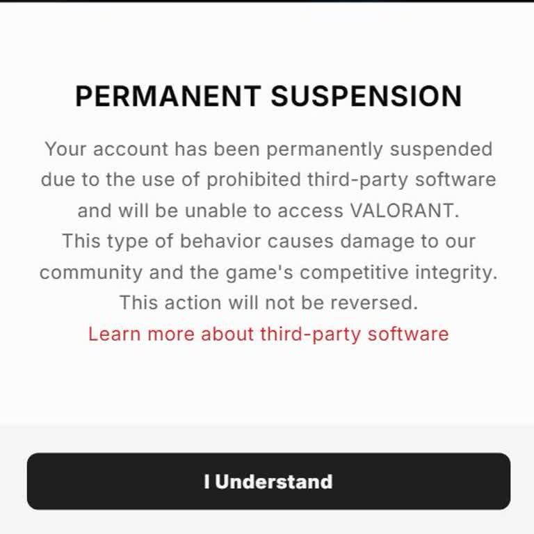 Unresolved Third-Party Ban on Valorant Account Despite No Cheats Used