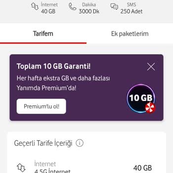 Vodafone Paketlerin Fiyatlarının Yükselmesi Ve İzinsiz Ücretler