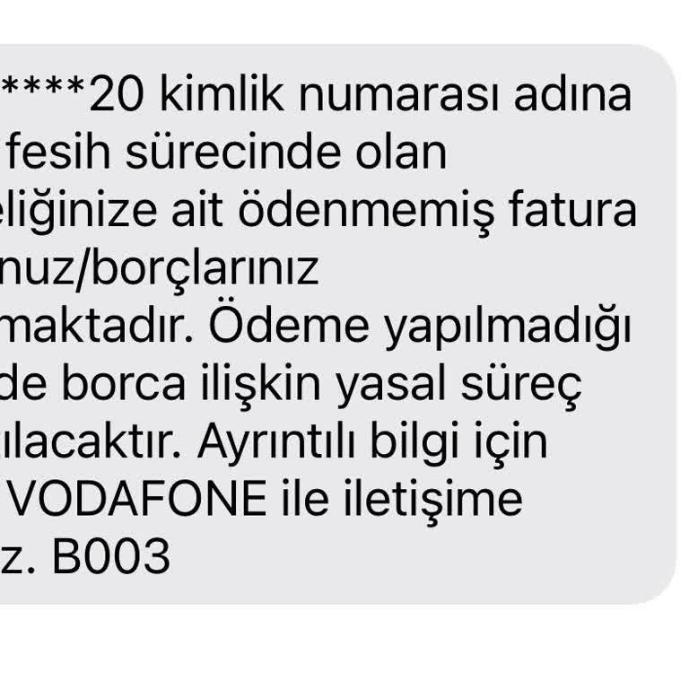 Vodafone Vefat Edene Cayma Bedeli